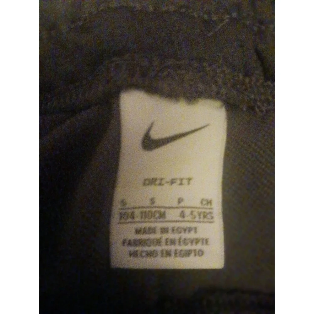 Nike Dri Fit Boys Pull On Athletic Pants Size 7 Black Heather